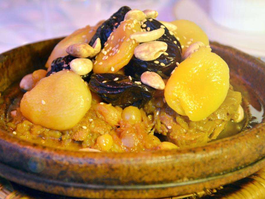 Lamb tagine with prunes
